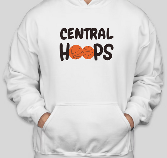 Colts Basketball Sweatshirt - Men’s Fleece Hoodies & Sweatshirts, Cotton Blend (Central Basketball)