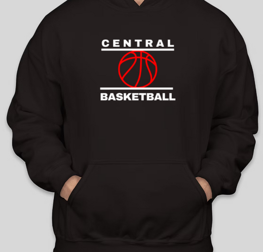 Colts Basketball Sweatshirt - Men’s Fleece Hoodies & Sweatshirts, Cotton Blend (Central Basketball)