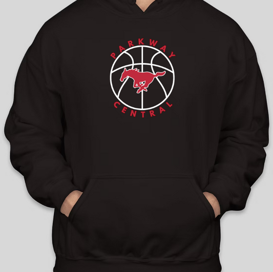 Colts Basketball Sweatshirt - Men’s Fleece Hoodies & Sweatshirts, Cotton Blend (Central Basketball)