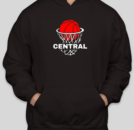 Colts Basketball Sweatshirt - Men’s Fleece Hoodies & Sweatshirts, Cotton Blend (Central Basketball)